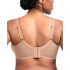 image:imageHSIA Minimizer Bras for Women Enchante Full Coverage Underwire Bras Plus Size Lifting Floral Lace Bra for Heavy BreastAlmond Beige