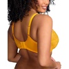 image:imageHSIA Minimizer Bras for Women Enchante Full Coverage Underwire Bras Plus Size Lifting Floral Lace Bra for Heavy BreastCadmium Yellow