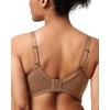 image:imageHSIA Minimizer Bras for Women Enchante Full Coverage Underwire Bras Plus Size Lifting Floral Lace Bra for Heavy BreastCoffee