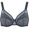 image:imageHSIA Minimizer Bras for Women Enchante Full Coverage Underwire Bras Plus Size Lifting Floral Lace Bra for Heavy BreastDark Grey