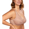 image:imageHSIA Minimizer Bras for Women Enchante Full Coverage Underwire Bras Plus Size Lifting Floral Lace Bra for Heavy BreastDark Pink