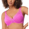 image:imageHSIA Minimizer Bras for Women Enchante Full Coverage Underwire Bras Plus Size Lifting Floral Lace Bra for Heavy BreastHot Pink