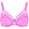 image:imageHSIA Minimizer Bras for Women Enchante Full Coverage Underwire Bras Plus Size Lifting Floral Lace Bra for Heavy BreastHot Pink