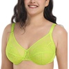 image:imageHSIA Minimizer Bras for Women Enchante Full Coverage Underwire Bras Plus Size Lifting Floral Lace Bra for Heavy BreastKelly Green