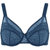 image:imageHSIA Minimizer Bras for Women Enchante Full Coverage Underwire Bras Plus Size Lifting Floral Lace Bra for Heavy BreastOcean
