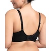 image:imageHSIA Minimizer Bras for Women Plus Size Full Coverage Coolcomfort T Shirt Unlined Bra with Underwire for Heavy BreastBlack With Floral Print