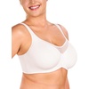 image:imageHSIA Minimizer Bras for Women Plus Size Full Coverage Coolcomfort T Shirt Unlined Bra with Underwire for Heavy BreastClassic White