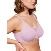 image:imageHSIA Minimizer Bras for Women Plus Size Full Coverage Coolcomfort T Shirt Unlined Bra with Underwire for Heavy BreastDreamy Lilac