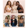image:imageHSIA Minimizer Bras for Women Plus Size Full Coverage Coolcomfort T Shirt Unlined Bra with Underwire for Heavy BreastLight Beige Pearl Embroidery