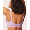 image:imageHSIA Minimizer Bras for Women Plus Size Full Coverage Coolcomfort T Shirt Unlined Bra with Underwire for Heavy BreastPurple2