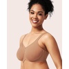 image:imageHSIA Minimizer Bras for Women Plus Size Full Coverage Coolcomfort T Shirt Unlined Bra with Underwire for Heavy BreastWarm Taupe