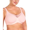 image:imageHSIA Minimizer Bras for Women Plus Size Full Coverage Coolcomfort T Shirt Unlined Bra with Underwire for Heavy BreastLight Pink