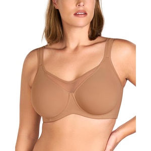 image:imageHSIA Minimizer Bras for Women Plus Size Full Coverage Coolcomfort T Shirt Unlined Bra with Underwire for Heavy BreastCoffee