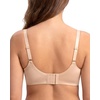 image:imageHSIA Balconette Bras for Women Underwire Unlined Demi Elodie Cloudsoft Half Cup Satin BrasLight Beige