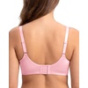image:imageHSIA Balconette Bras for Women Underwire Unlined Demi Elodie Cloudsoft Half Cup Satin BrasPure Pink