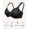 image:imageHSIA Bras for Women Minimizer Full Coverage Plus Size T Shirt Unlined Underwire Smooth Bra Seamless Cups Joan Ultimate SoftBlack