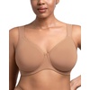 image:imageHSIA Bras for Women Minimizer Full Coverage Plus Size T Shirt Unlined Underwire Smooth Bra Seamless Cups Joan Ultimate SoftDark Beige