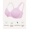 image:imageHSIA Bras for Women Minimizer Full Coverage Plus Size T Shirt Unlined Underwire Smooth Bra Seamless Cups Joan Ultimate SoftNude Lavender