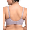 image:imageHSIA Bras for Women Minimizer Full Coverage Plus Size T Shirt Unlined Underwire Smooth Bra Seamless Cups Joan Ultimate SoftSmoky Mauve