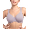 image:imageHSIA Bras for Women Minimizer Full Coverage Plus Size T Shirt Unlined Underwire Smooth Bra Seamless Cups Joan Ultimate SoftSmoky Mauve