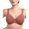 image:imageHSIA Bras for Women Minimizer Full Coverage Plus Size T Shirt Unlined Underwire Smooth Bra Seamless Cups Joan Ultimate SoftSpiced Red