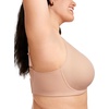 image:imageHSIA Bras for Women Minimizer Full Coverage Plus Size T Shirt Unlined Underwire Smooth Bra Seamless Cups Joan Ultimate SoftTaupe Beige