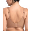 image:imageHSIA Bras for Women Minimizer Full Coverage Seamless Plus Size Longline Unlined Underwire Back Smoothing BraDark Beige