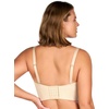 image:imageHSIA Longline Strapless Bra for Women AntiSlip Support Corset for Large Bust Convertible Bustier Bandeau for Big BreastsBeige