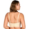 image:imageHSIA Longline Strapless Bra for Women AntiSlip Support Corset for Large Bust Convertible Bustier Bandeau for Big BreastsBeige