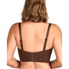 image:imageHSIA Longline Strapless Bra for Women AntiSlip Support Corset for Large Bust Convertible Bustier Bandeau for Big BreastsCoffee Brown