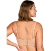 image:imageHSIA Longline Strapless Bra for Women AntiSlip Support Corset for Large Bust Convertible Bustier Bandeau for Big BreastsSoft Beige