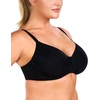 image:imageHSIA Minimizer Bra for Women  Air Mesh TShirt Full Coverage Seamless Bra Plus Size Underwire Padded Bra for Large BustBlack