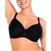image:imageHSIA Minimizer Bra for Women  Air Mesh TShirt Full Coverage Seamless Bra Plus Size Underwire Padded Bra for Large BustBlack