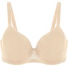 image:imageHSIA Minimizer Bra for Women  Air Mesh TShirt Full Coverage Seamless Bra Plus Size Underwire Padded Bra for Large BustLight Beige