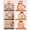 image:imageHSIA Minimizer Bra for Women  Air Mesh TShirt Full Coverage Seamless Bra Plus Size Underwire Padded Bra for Large BustLight Beige