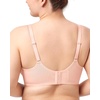 image:imageHSIA Minimizer Bra for Women  Air Mesh TShirt Full Coverage Seamless Bra Plus Size Underwire Padded Bra for Large BustRose Cloud