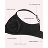 image:imageHSIA Minimizer Bra for Women  Full Coverage Seamless Lace Bra Plus Size Underwire Unlined Bra for Heavy BreastBlack