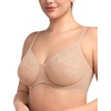 image:imageHSIA Minimizer Bra for Women  Full Coverage Seamless Lace Bra Plus Size Underwire Unlined Bra for Heavy BreastLight Beige