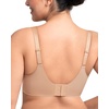 image:imageHSIA Minimizer Bra for Women  Full Coverage Seamless Lace Bra Plus Size Underwire Unlined Bra for Heavy BreastLight Beige