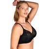 image:imageHSIA Minimizer Bras for Women Full Coverage Embroidered Bras Plus Size Bra for Heavy Breasts Unlined Bra with UnderwireBlack Fbd0366