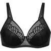 image:imageHSIA Minimizer Bras for Women Full Coverage Embroidered Bras Plus Size Bra for Heavy Breasts Unlined Bra with UnderwireBlack Fbd0366