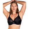 image:imageHSIA Minimizer Bras for Women Full Coverage Embroidered Bras Plus Size Bra for Heavy Breasts Unlined Bra with UnderwireBlack Fbd0366