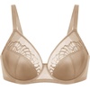 image:imageHSIA Minimizer Bras for Women Full Coverage Embroidered Bras Plus Size Bra for Heavy Breasts Unlined Bra with UnderwireDark Beige