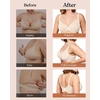 image:imageHSIA Minimizer Bras for Women Full Coverage Underwire Unlined Mesh Plus Size Convertible Bra for Big BustedApricot
