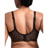 image:imageHSIA Minimizer Bras for Women Full Coverage Underwire Unlined Mesh Plus Size Convertible Bra for Big BustedBlack