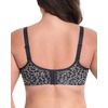 image:imageHSIA Minimizer Bras for Women Full Coverage Underwire Unlined Mesh Plus Size Convertible Bra for Big BustedBlack and Offwhite