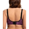 image:imageHSIA Minimizer Bras for Women Full Coverage Underwire Unlined Mesh Plus Size Convertible Bra for Big BustedBlack and Pink