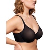 image:imageHSIA Minimizer Bras for Women Full Coverage Underwire Unlined Mesh Plus Size Convertible Bra for Big BustedSolid Black