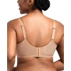 image:imageHSIA Minimizer Bras for Women Full Coverage Underwire Unlined Mesh Plus Size Convertible Bra for Big BustedSolid Warm Beige