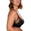 image:imageHSIA Minimizer Bras for Women Large Bust Full Coverage Lace Plus Size Bra  Mermaid ScalesBlack